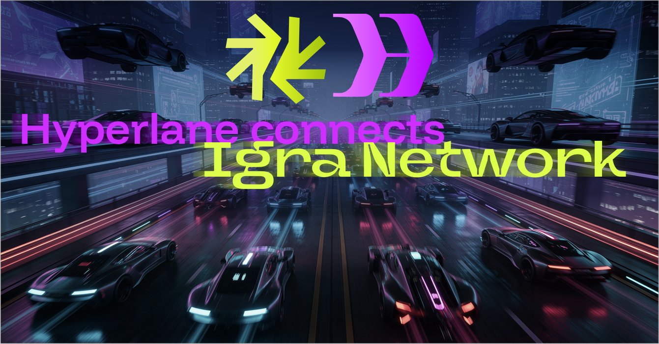 Hyperlane warp routes are live on Igra Network